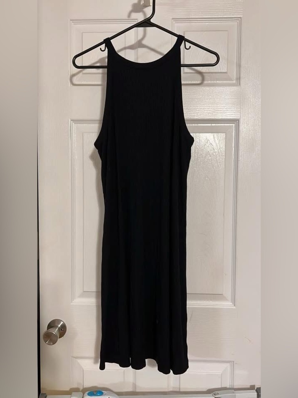 Old Navy Black Ribbed Racerback Mini Dress - Picture 2 of 2